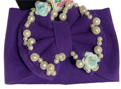 Biyu n Biyu Butterfly Pearl Design Headband For Baby Girls