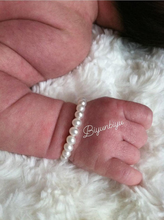 Biyu n Biyu Pearl Bracelet Pair For Baby Girls