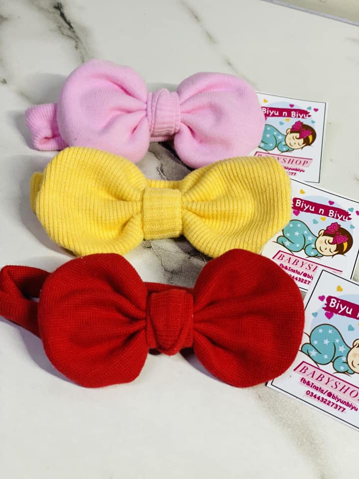 Biyu n Biyu L-Knot Cute Headbands for Baby Girls