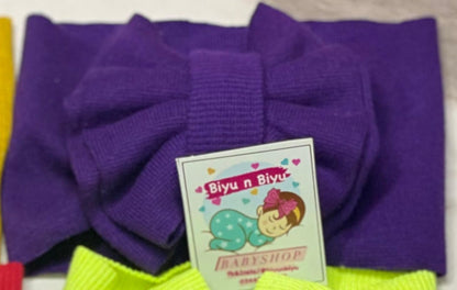 Biyu N Biyu Simple Big Bow HeadBand for Baby Girls