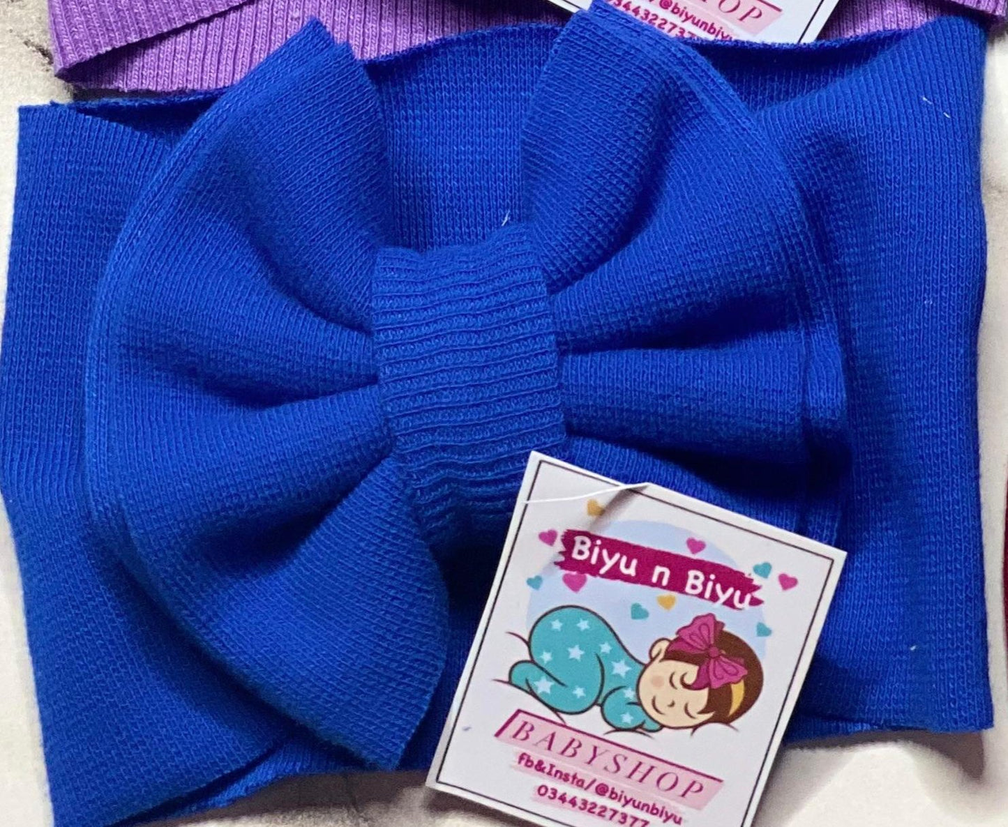 Biyu N Biyu Simple Big Bow HeadBand for Baby Girls