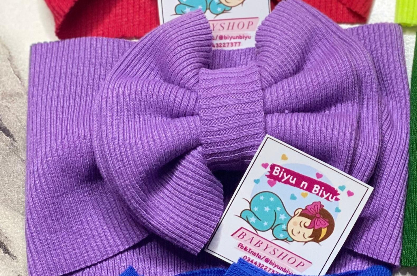 Biyu N Biyu Simple Big Bow HeadBand for Baby Girls